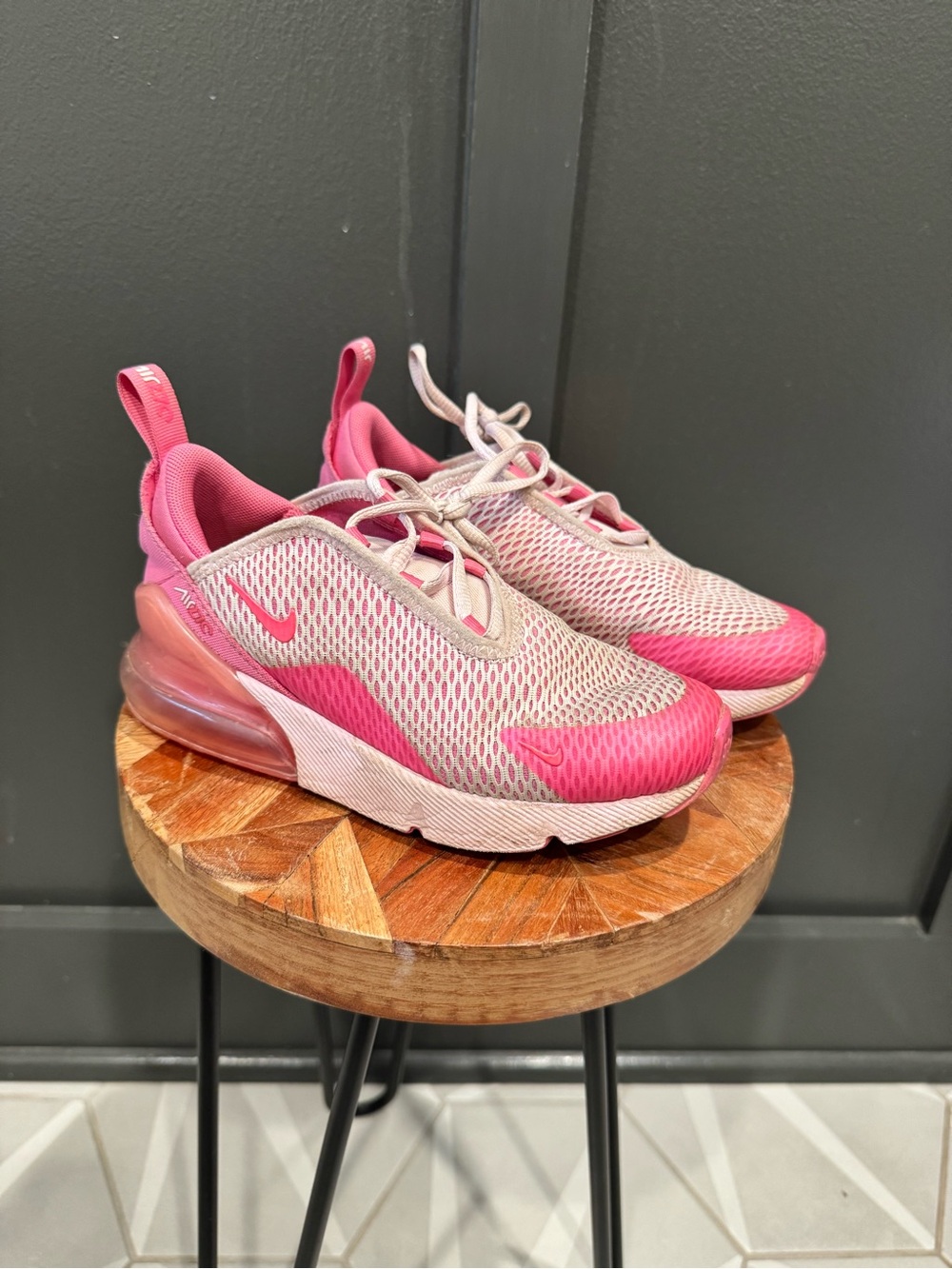 Nike Kids Pink Air Max 270 Sneakers